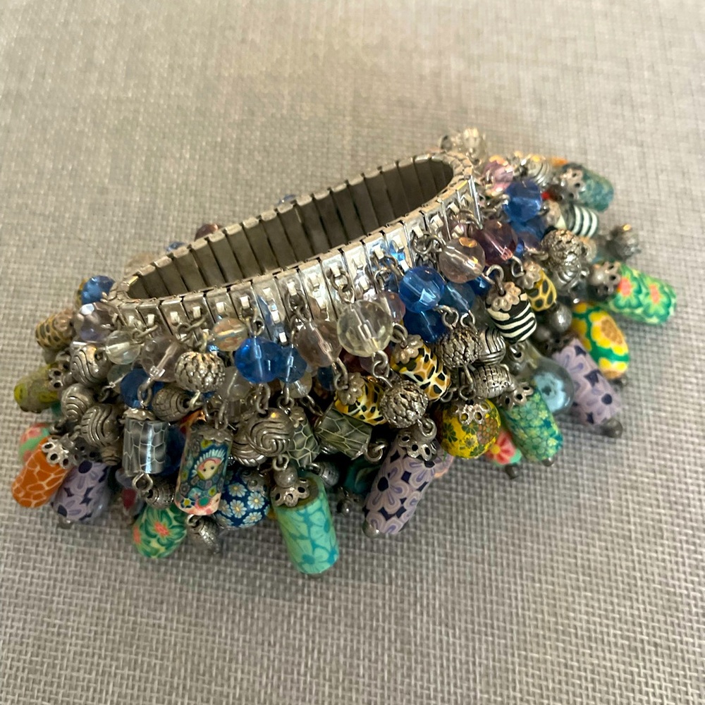 Heavy beaded bracelet